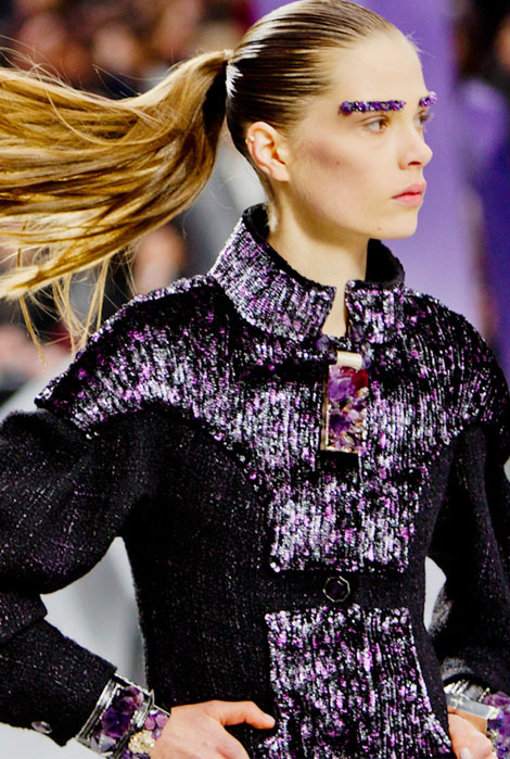 Karl Lagerfeld’s Crystal-crazed Chanel Collection F/W 2012/2013