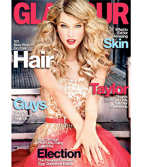 Taylor Swift Twinkles On Glamour US November 2012 Cover